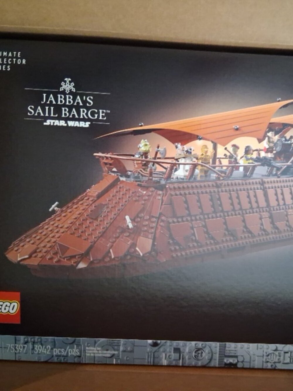 LEGO Star Wars 75397 Jabba Sail Barge UCS 3942pcs Display Set